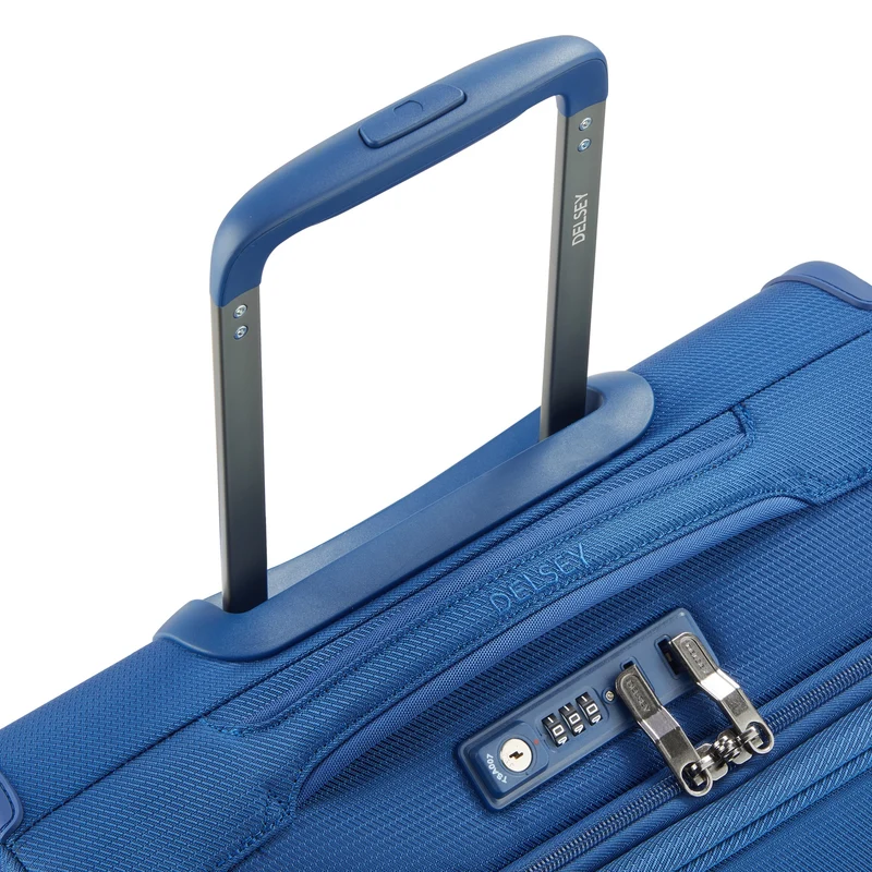 Delsey Paris Montmartre Air 2.0 - 4-Rollen-Kabinentrolley Slim Line S 55 cm (Farbe: blau)