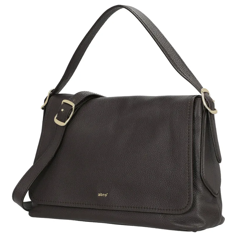 abro Carina - Schultertasche 26 cm (dark brown)