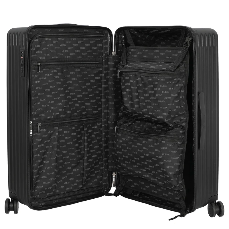 Guess Olbia Shell Trunk - 4-Rollen-Trolley 73 cm (black)