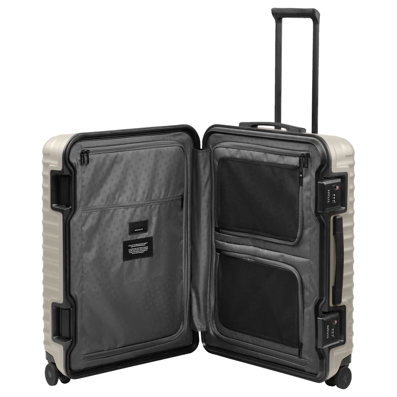 TITAN OVERSEAS - 4-Rollen-Trolley M+ (moonstone grey, 69 cm (M+))