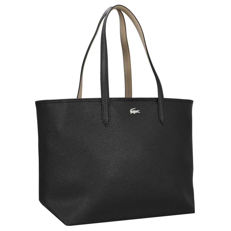 Lacoste Anna - Shopper 35 cm (noir krema)