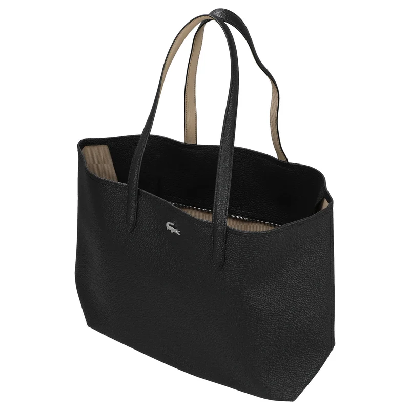 Lacoste Anna - Shopper 35 cm (noir krema)