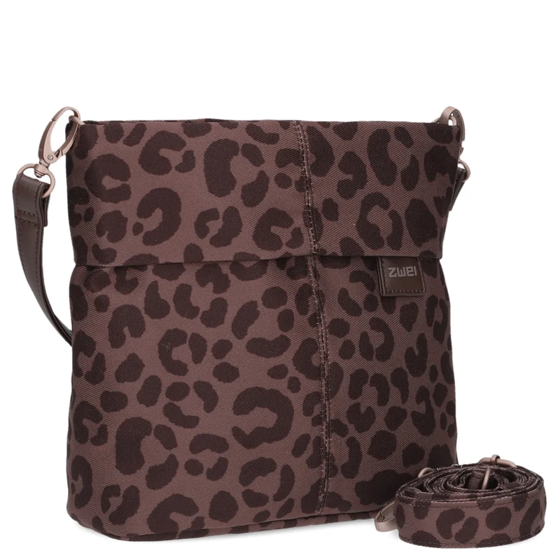 zwei Mademoiselle M8 - Schultertasche 25 cm (leo-brown)