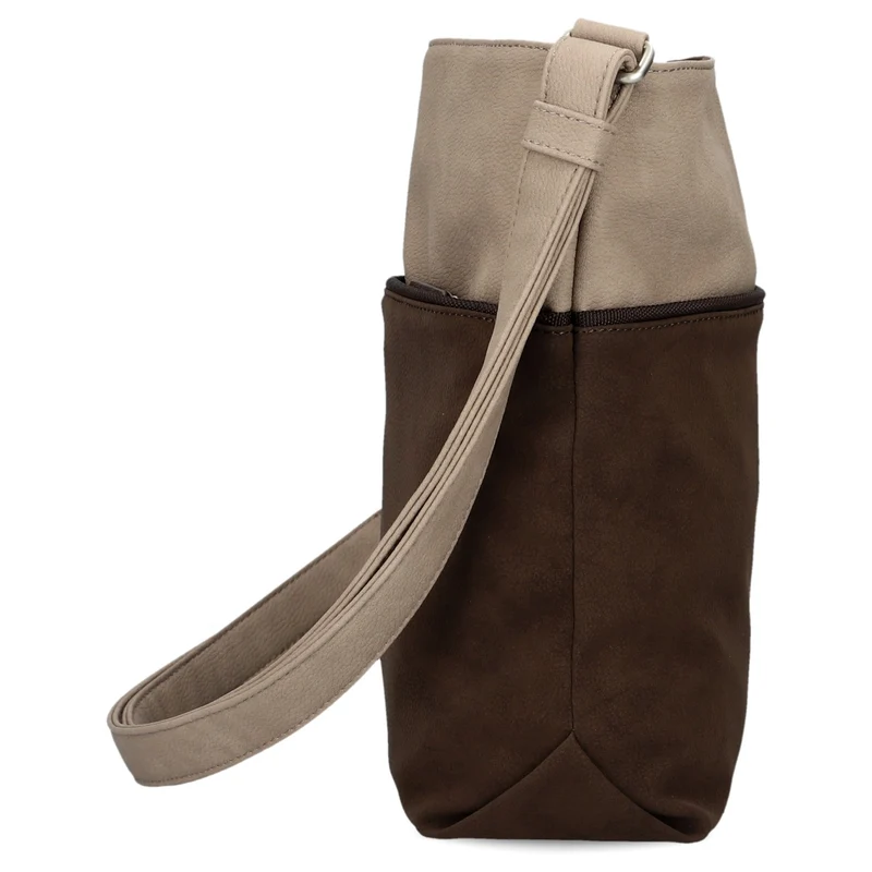zwei Jana J10 - Schultertasche 29 cm (nubuk-espresso)