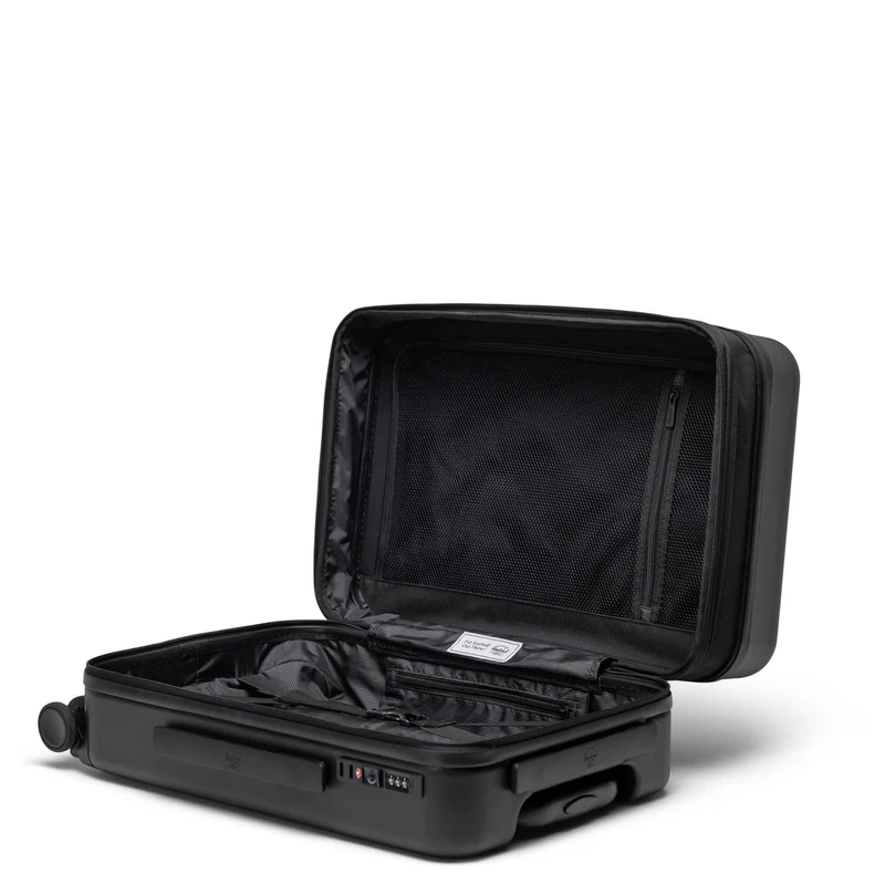 Herschel Heritage Hardshell - 4-Rollen Kabinentrolley 55 cm erw. (black)