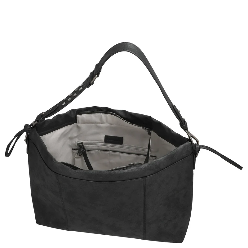 FREDsBRUDER Rebel At Heart Squeezy Hobo - Schultertasche 49 cm (black)