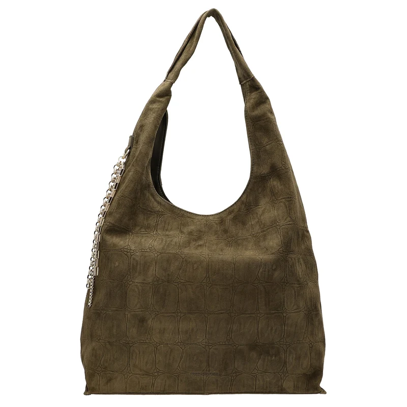 FREDsBRUDER Velvet Wild Hobo - Schultertasche 39 cm (khaki)