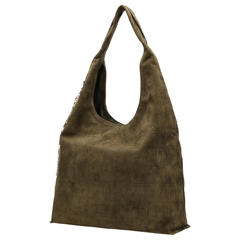 FREDsBRUDER Velvet Wild Hobo - Schultertasche 39 cm (khaki)