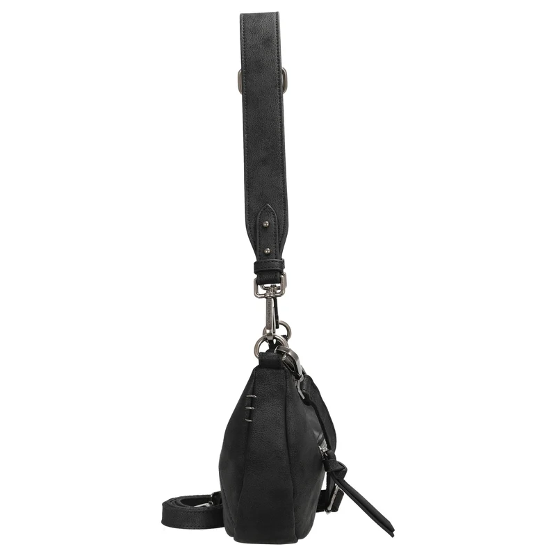 FREDsBRUDER Rebel At Heart Halfmoon Bag - Umhängetasche 30 cm (black)