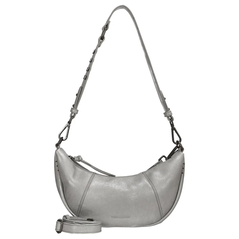 FREDsBRUDER Rebel At Heart Halfmoon Bag - Umhängetasche 30 cm (silver)
