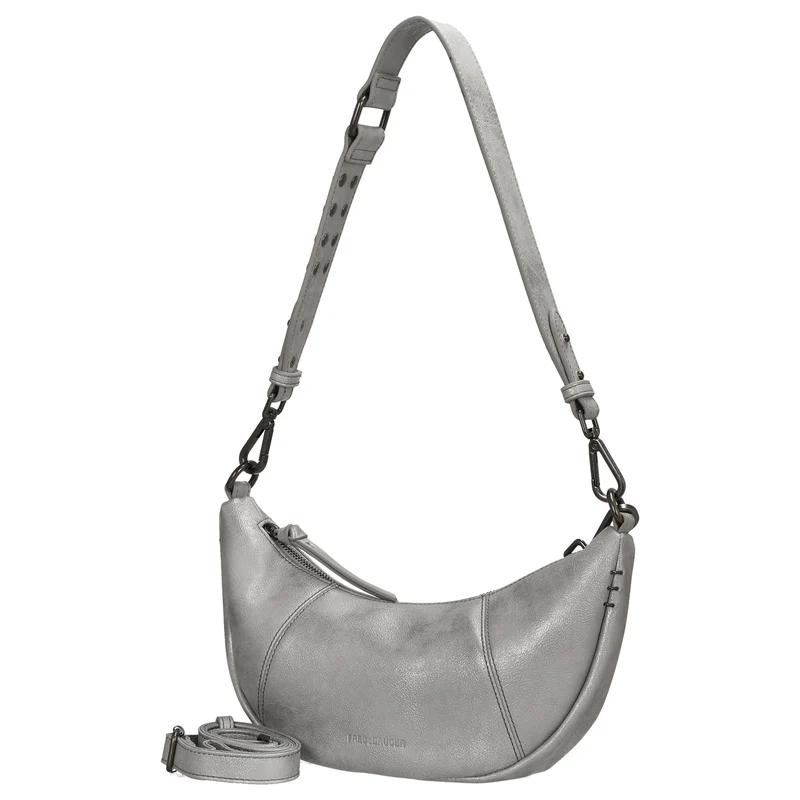 FREDsBRUDER Rebel At Heart Halfmoon Bag - Umhängetasche 30 cm (silver)