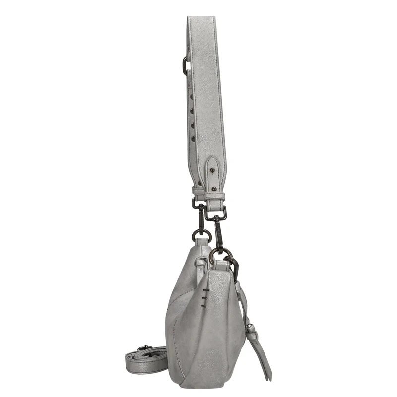 FREDsBRUDER Rebel At Heart Halfmoon Bag - Umhängetasche 30 cm (silver)