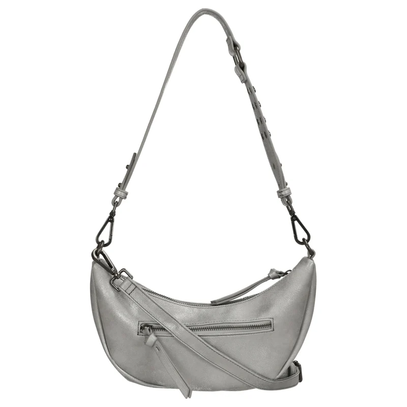 FREDsBRUDER Rebel At Heart Halfmoon Bag - Umhängetasche 30 cm (silver)