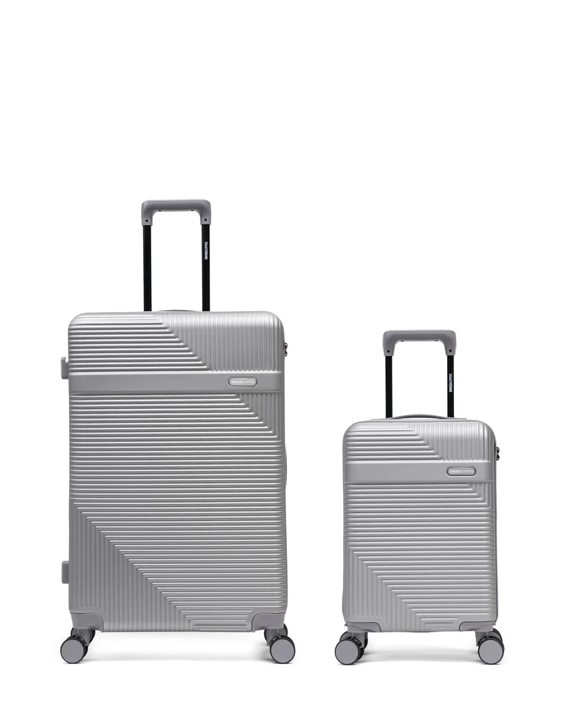 2er-Pack Hartschalenkoffer: Großer Koffer und Handgepäck XS WOHLEN