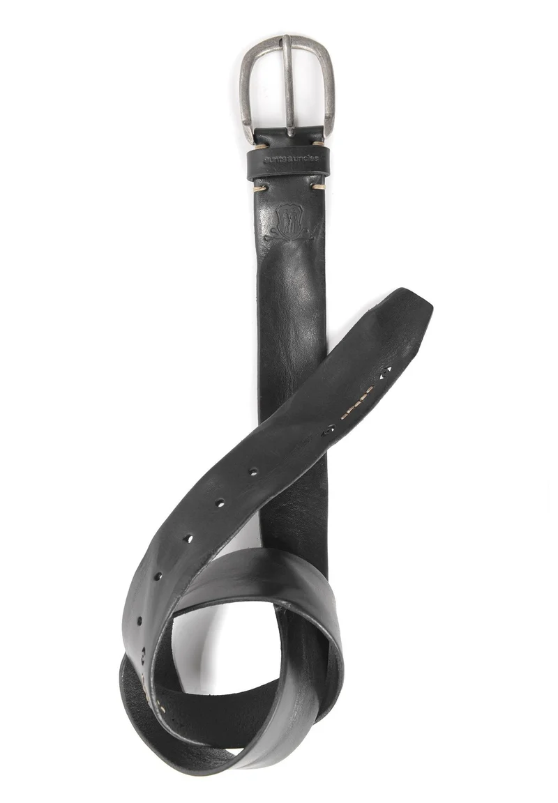 Aunts & Uncles gentle fella Herrengürtel Rindleder BK black 105cm