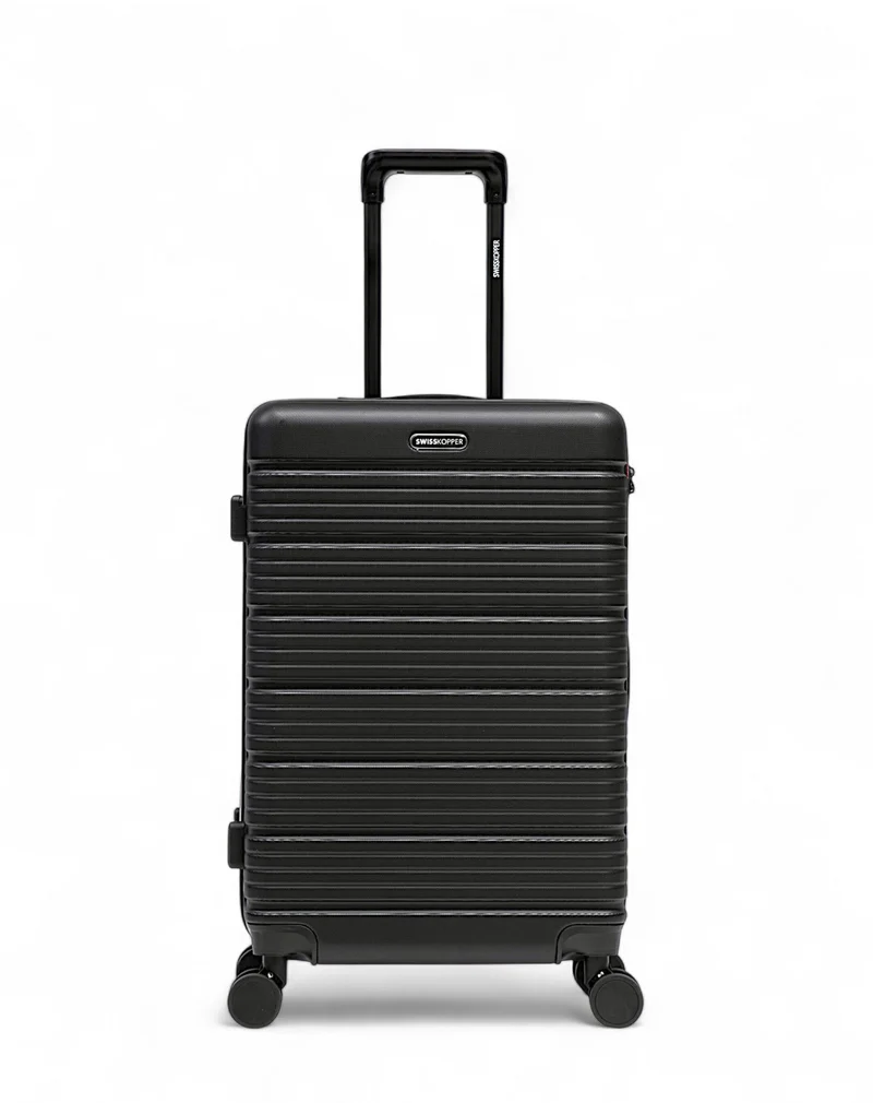 3er-Pack Hartschalenkoffer: Mittelgroßer Koffer, Handgepäck und Handgepäck XS LUGANO