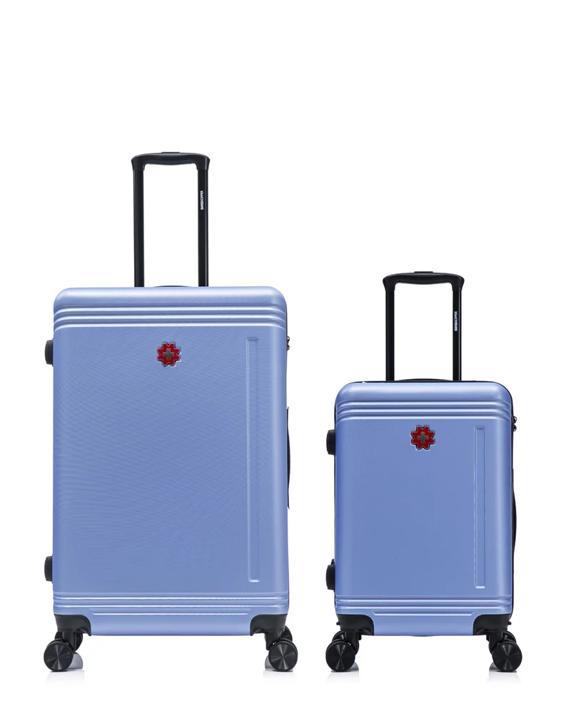 2er-Pack Hartschalenkoffer: Großer Koffer und Handgepäck GSTAAD
