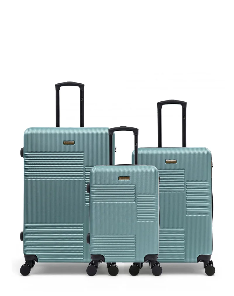 3er-Pack Hartschalenkoffer: Großer Koffer, mittelgroßer Koffer und Handgepäck LIVIA