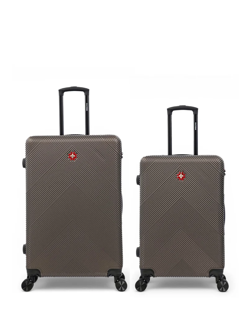 2er-Pack Hartschalenkoffer: Großer Koffer und mittelgroßer Koffer OLTEN