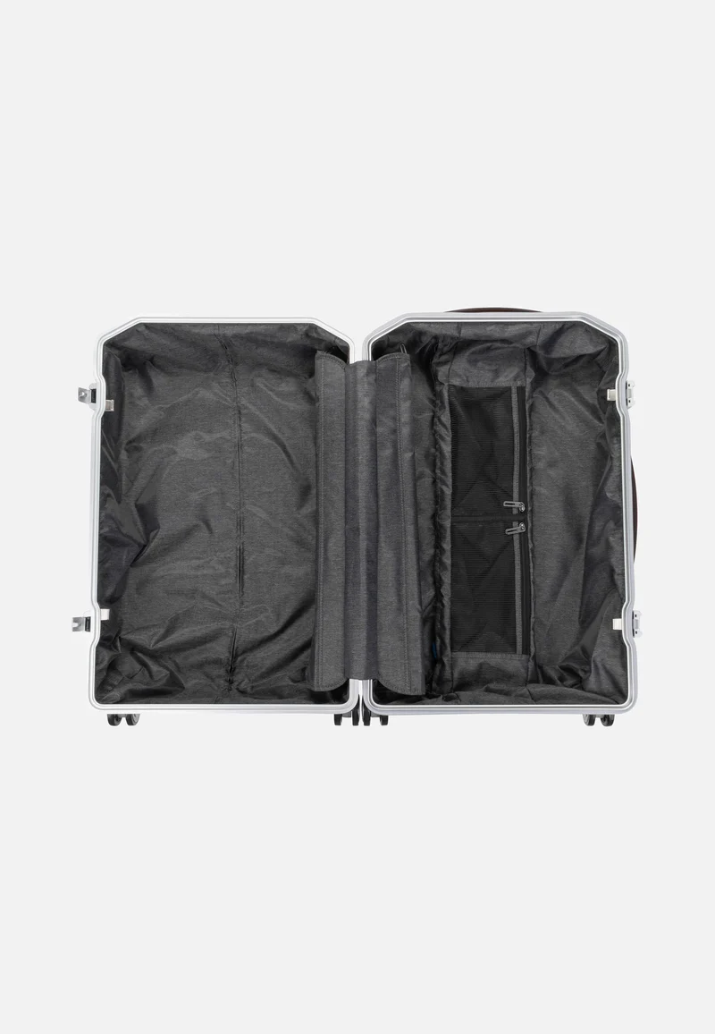 PQ Alu Medium Size Spinner Grigio-Cuoio - Koffer