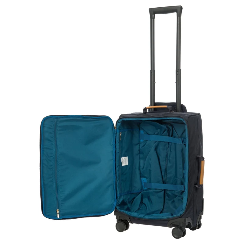 Brics X-Travel - 4-Rollen-Kabinentrolley S 55 cm (ocean-blue)