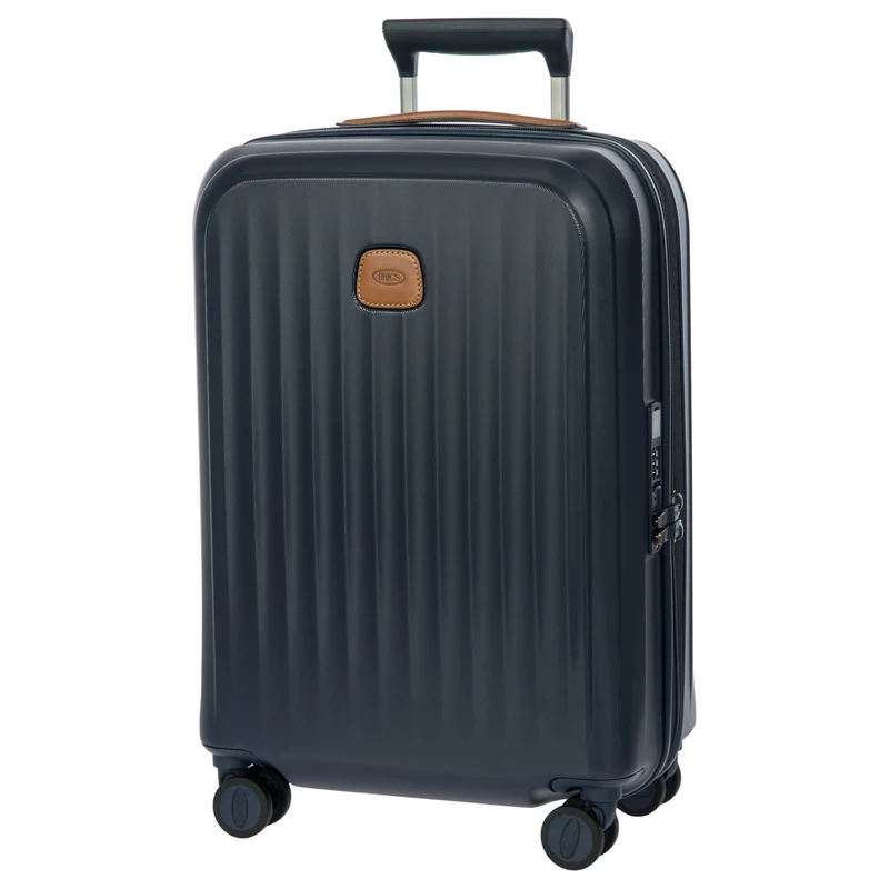Brics Taormina - 4-Rollen-Kabinentrolley S 55 cm erw. USB (blau)