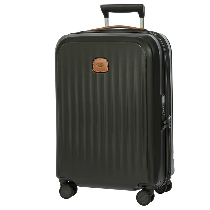 Brics Taormina - 4-Rollen-Kabinentrolley S 55 cm erw. USB (olive)