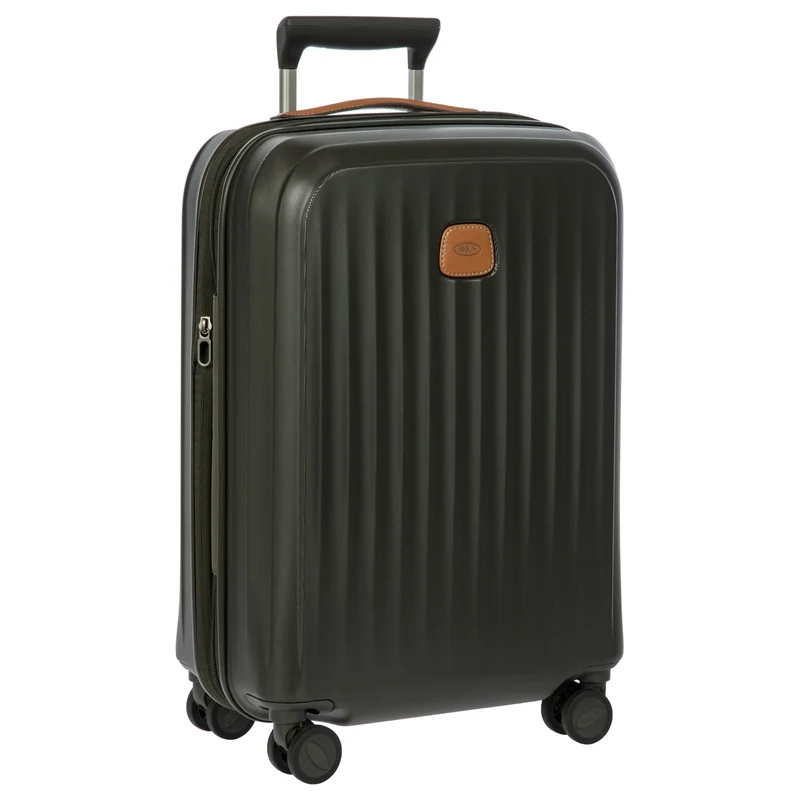Brics Taormina - 4-Rollen-Kabinentrolley S 55 cm erw. USB (olive)