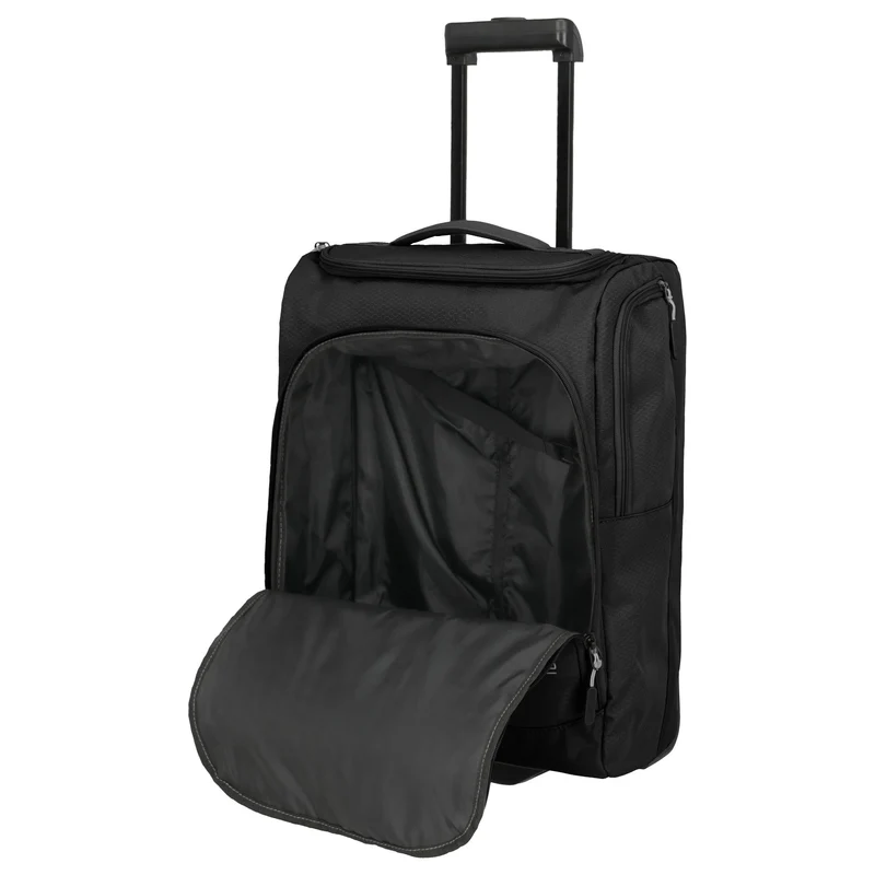 Travelite Kick-Off - 2-Rollen-Kabinentrolley S 55 cm (schwarz)