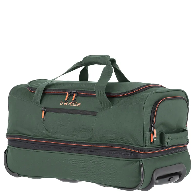 Travelite Basics - Rollenreisetasche 51/64L 55 cm erw. (dunkgrün)