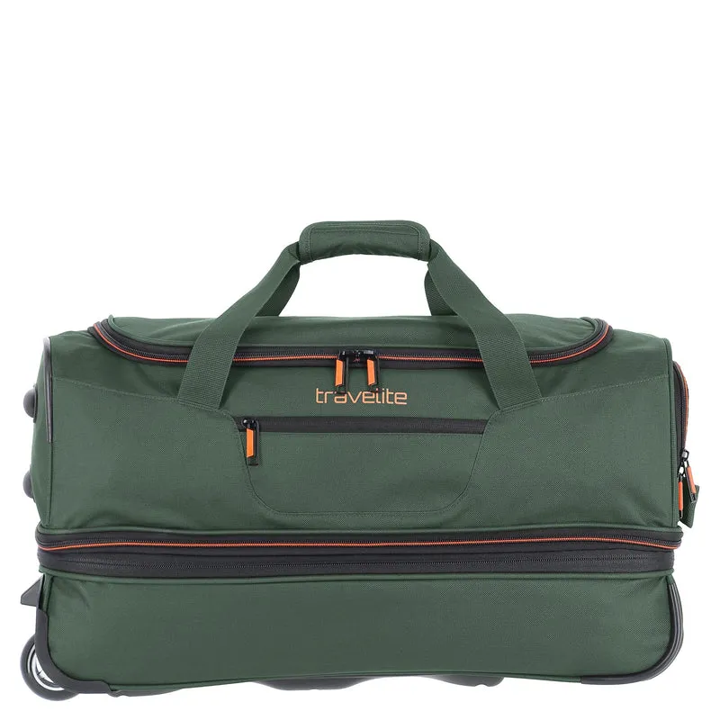 Travelite Basics - Rollenreisetasche 51/64L 55 cm erw. (dunkgrün)