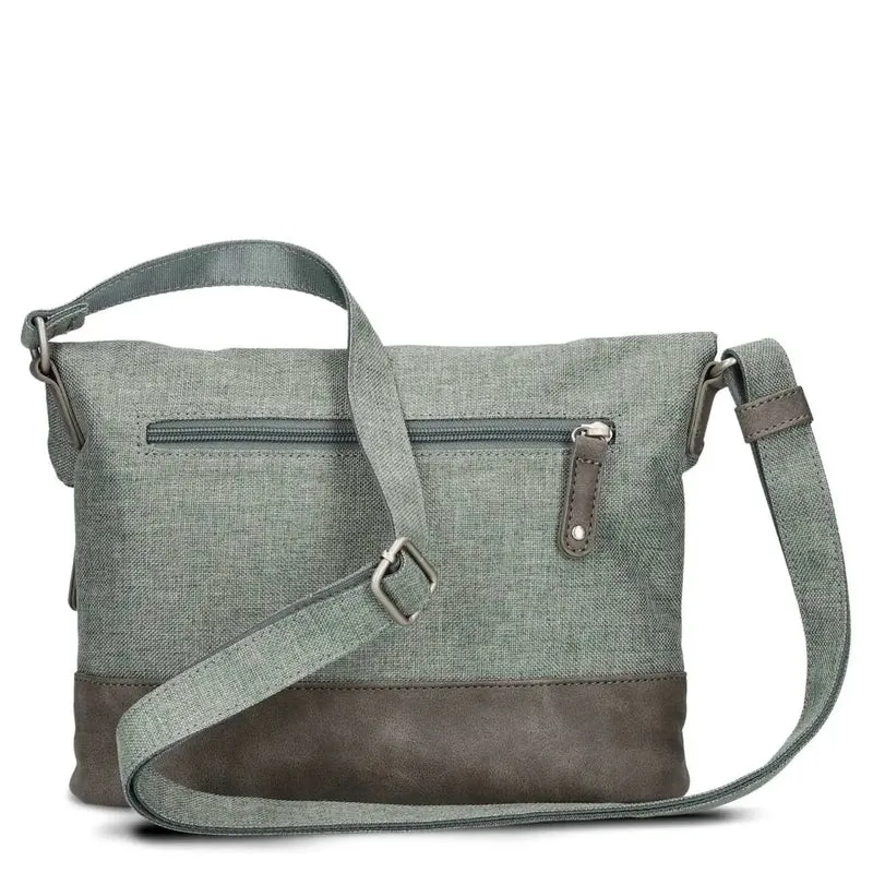 zwei Olli OT6 - Schultertasche 20/29 cm (salbei)