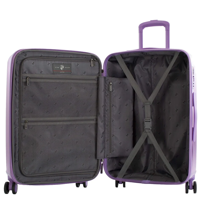 Heys Astro - 4-Rollen-Trolley M 66 cm erw. (purple)
