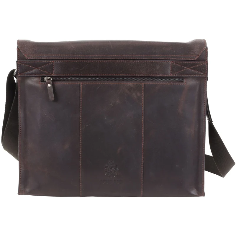 Leonhard Heyden Dakota - Umhängetasche L Leder 38 cm (braun)