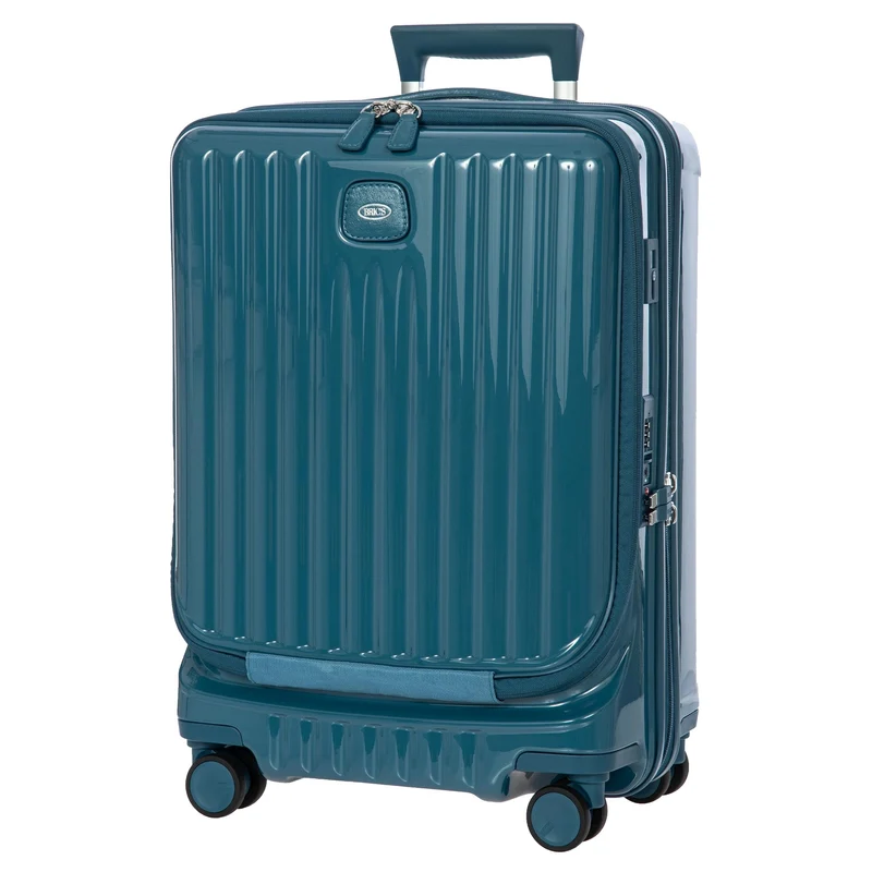 Brics Positano - 4-Rollen Kabinentrolley 55 cm USB erw. (oktan)