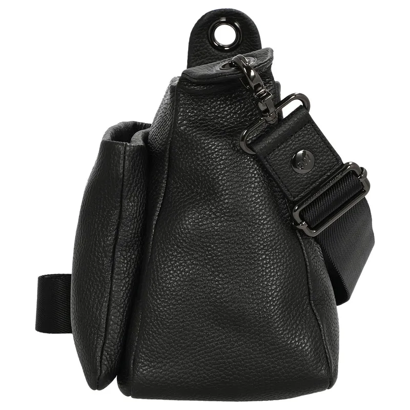Mandarina Duck Mellow Leather - Umhängetasche 36 cm (nero)