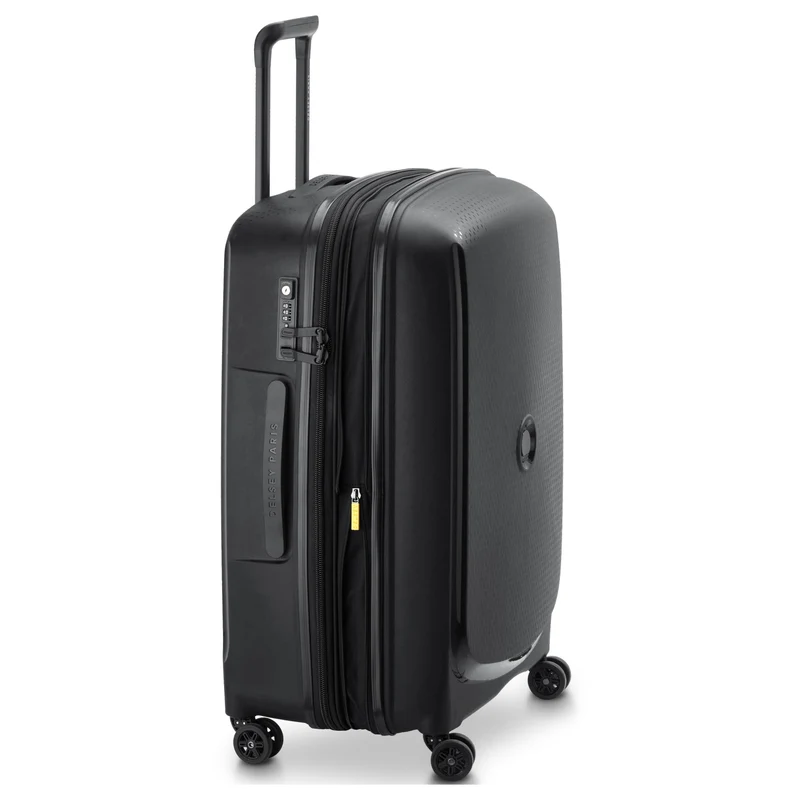 Delsey Paris Belmont Plus - 4-Rollen-Trolley recycelt 71 cm erw. (schwarz)