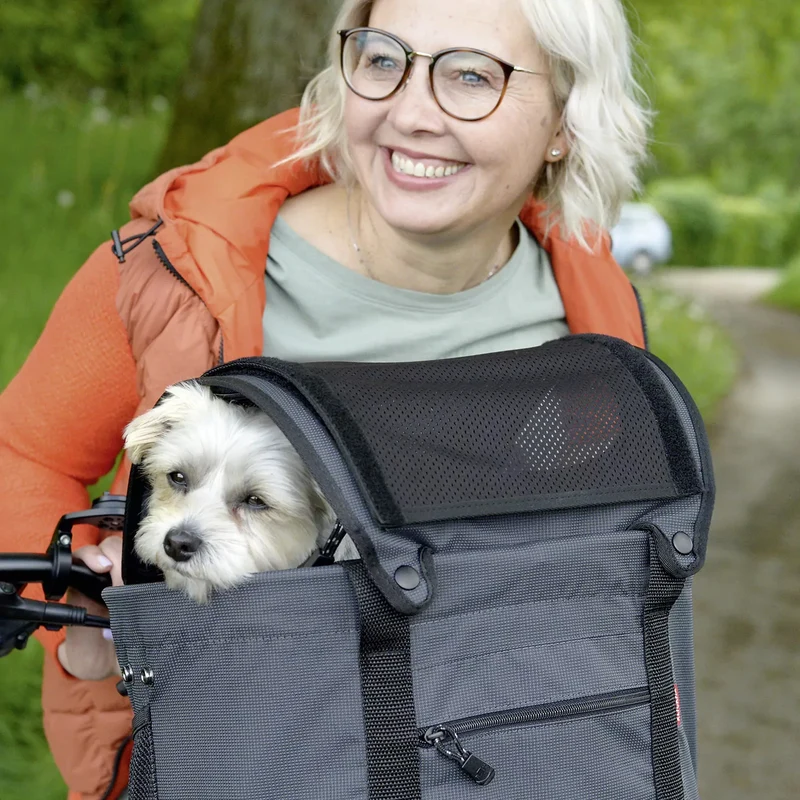 KLICKfix Doggy Sunshade - Sonnenschutz (schwarz)