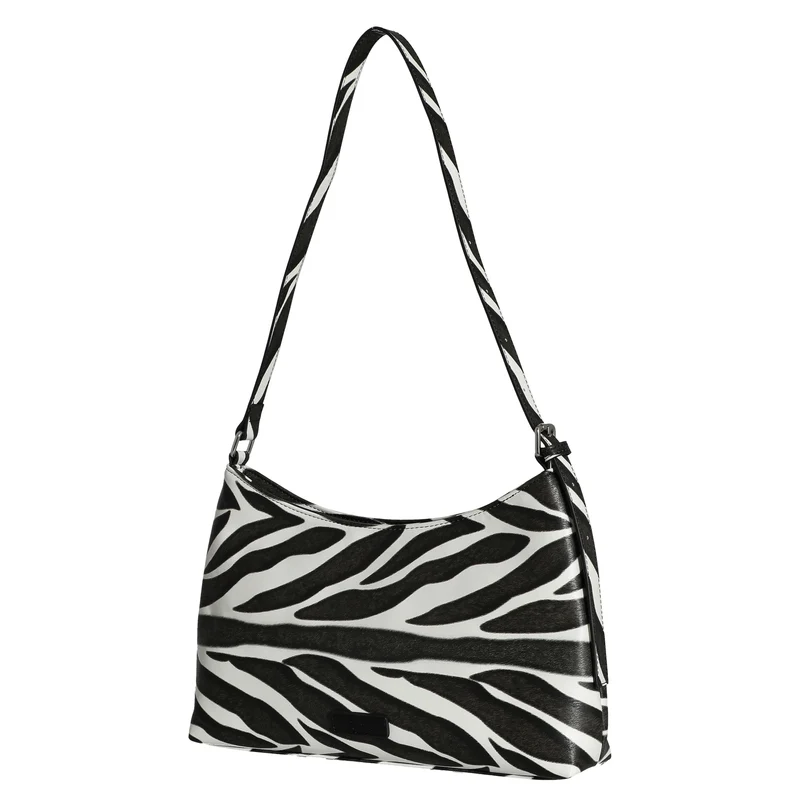 Seidenfelt Fjone - Schultertasche 32 cm (zebra)