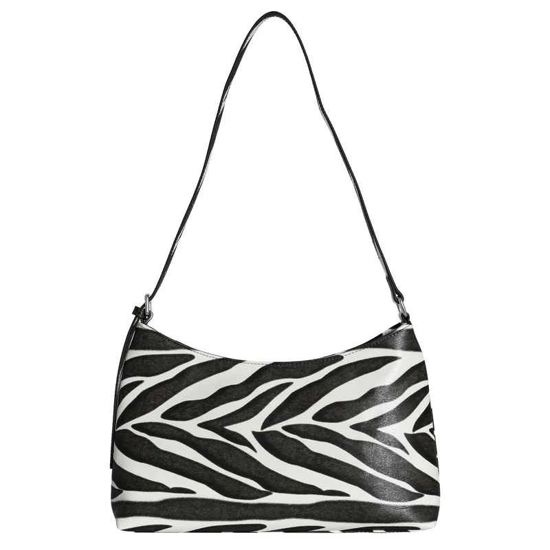 Seidenfelt Fjone - Schultertasche 32 cm (zebra)