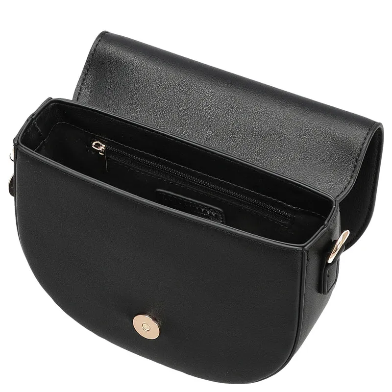 Seidenfelt Nelma Saddle - Umhängetasche (black)