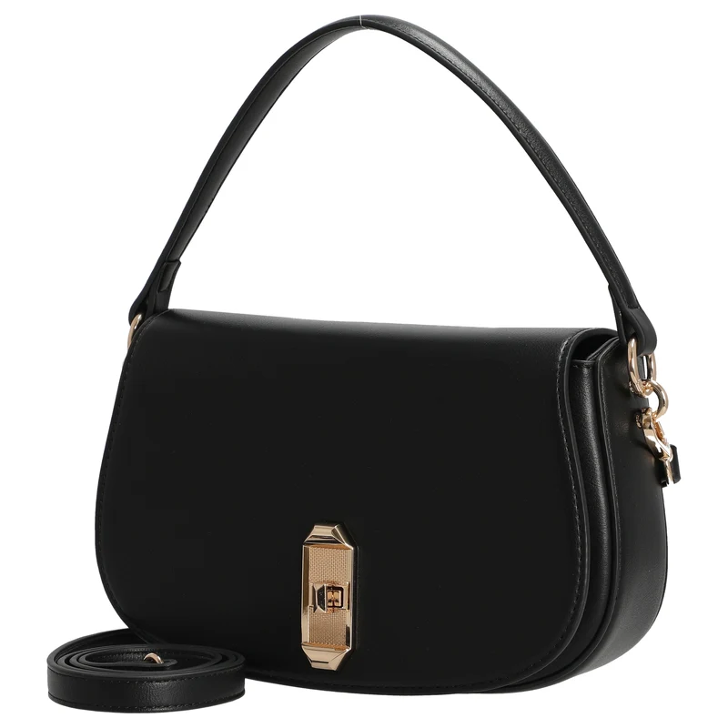 Seidenfelt Eiby - Schultertasche 24 cm (black)