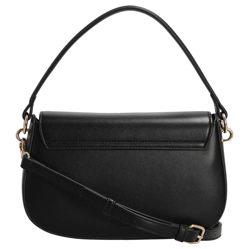 Seidenfelt Eiby - Schultertasche 24 cm (black)