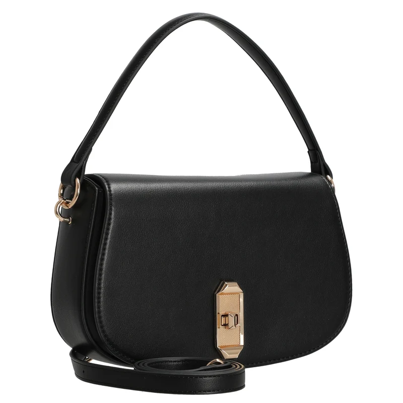 Seidenfelt Eiby - Schultertasche 24 cm (black)