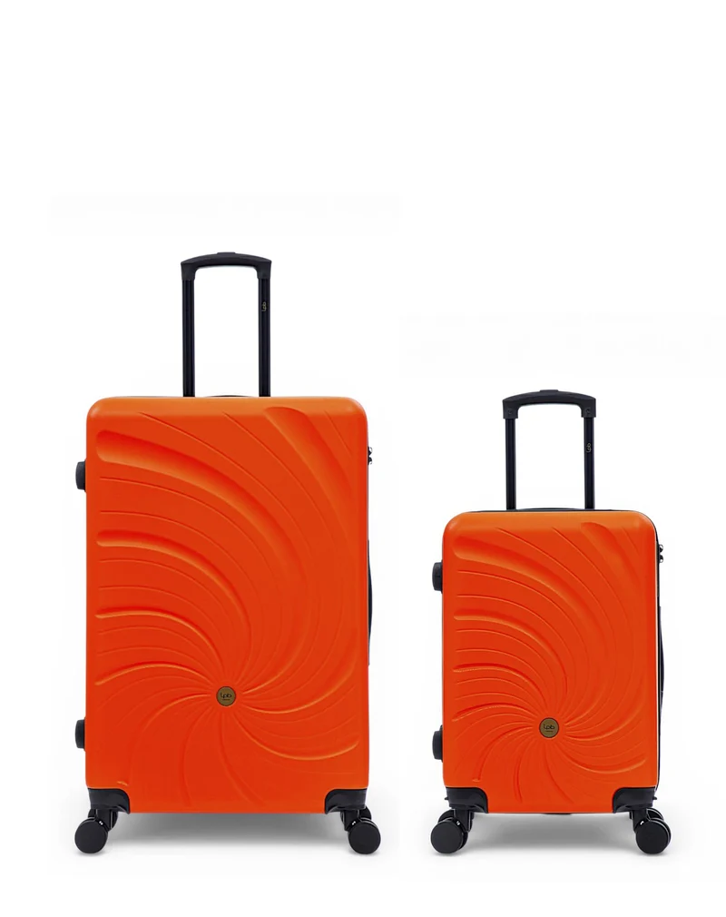 2er-Pack Hartschalenkoffer: Großer Koffer und Handgepäck SERENA