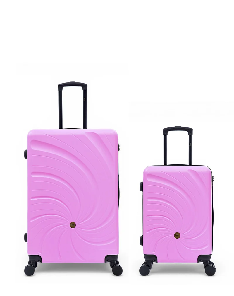 2er-Pack Hartschalenkoffer: Großer Koffer und Handgepäck SERENA