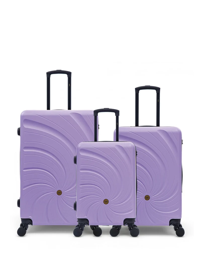 3er-Pack Hartschalenkoffer: Großer Koffer, mittelgroßer Koffer und Handgepäck SERENA