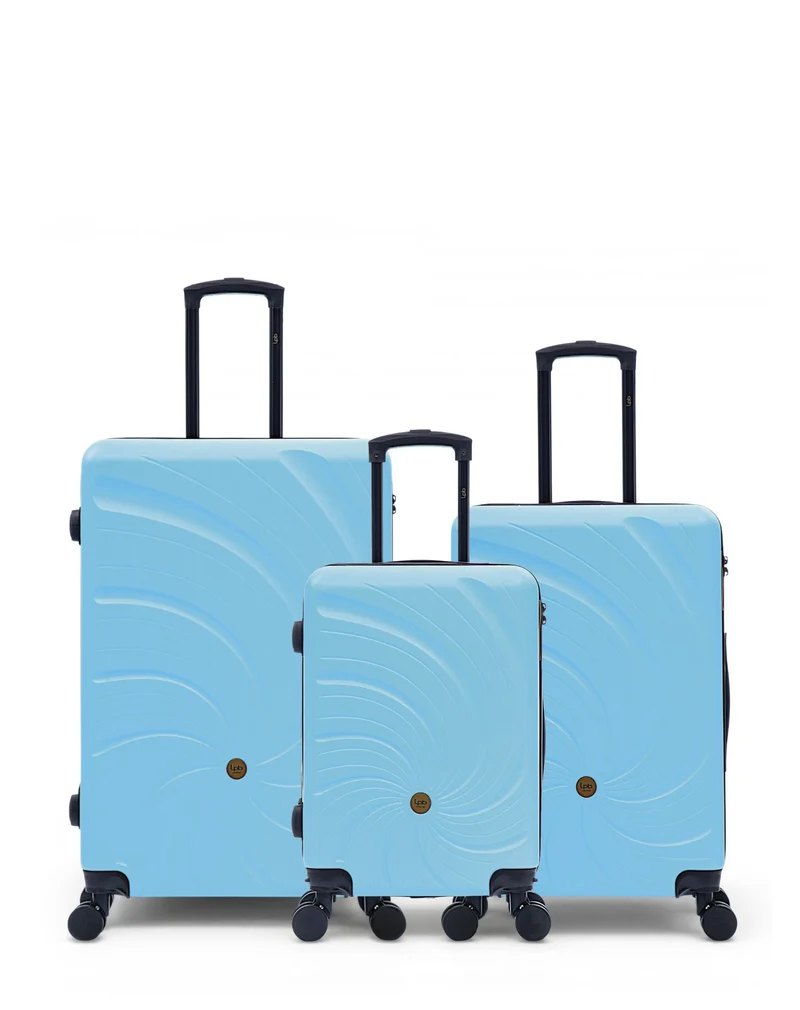 3er-Pack Hartschalenkoffer: Großer Koffer, mittelgroßer Koffer und Handgepäck SERENA