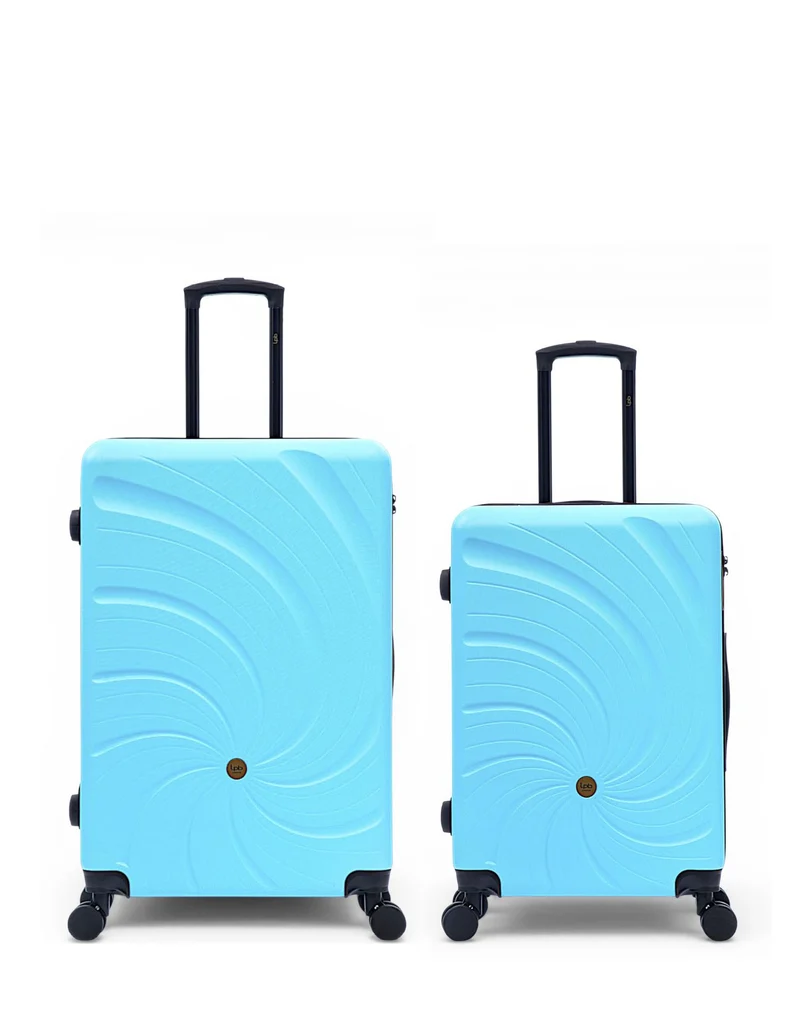 2er-Pack Hartschalenkoffer: Großer Koffer und mittelgroßer Koffer SERENA