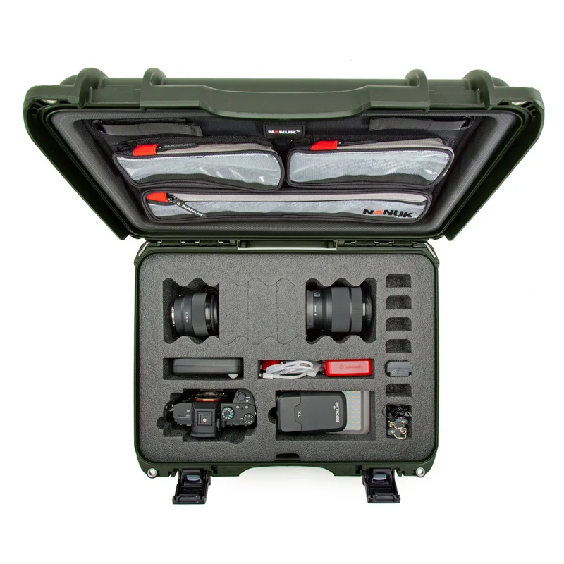 NANUK 925 DSLR Camera Case With Lid Organizer